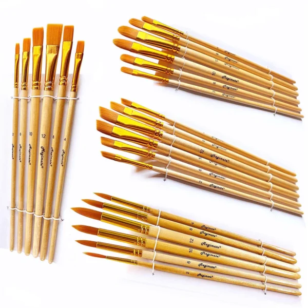 Artist Paint Brush Set Variety Painting Brushes Assortment